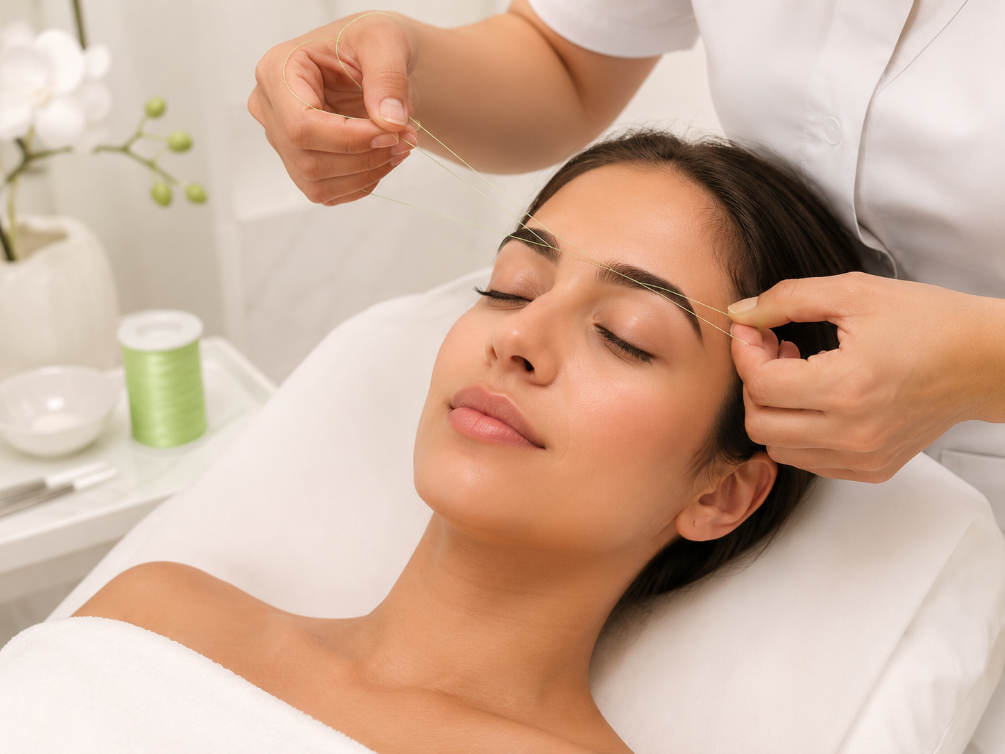 Diseño de Cejas y Depilación Facial con Hilo